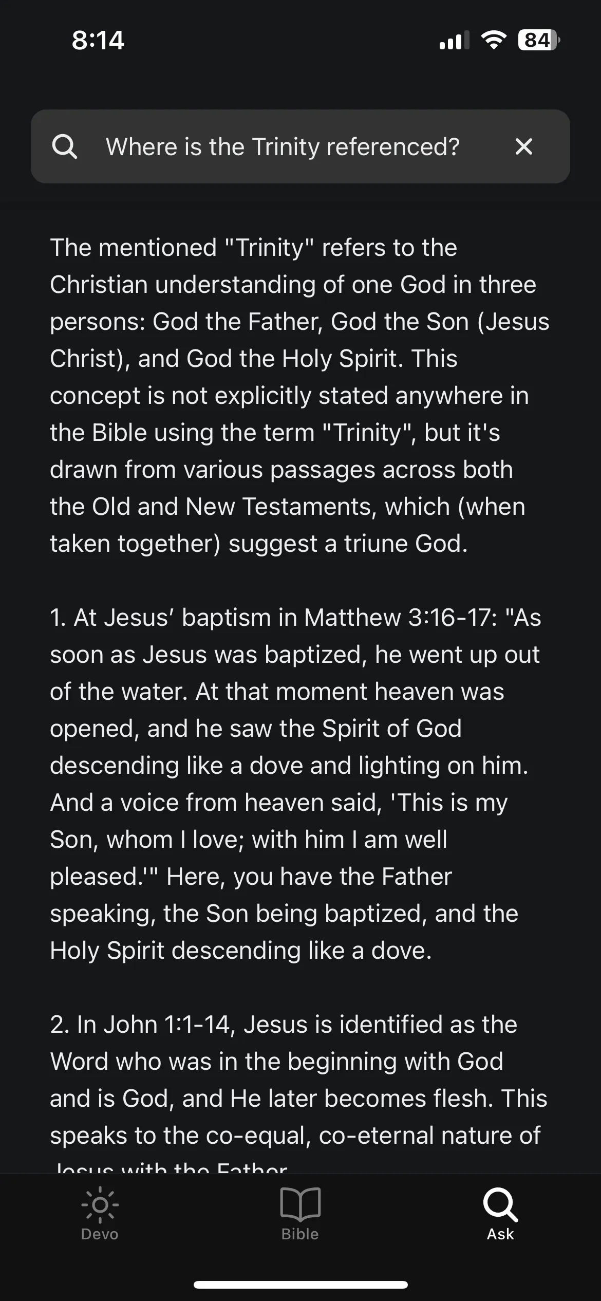 Scripture Search - Results